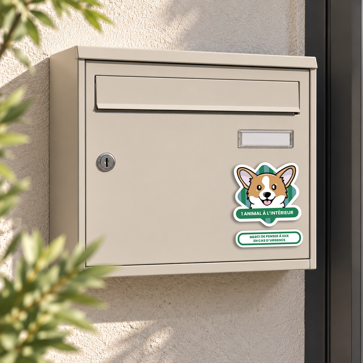 Sticker Animaux Urgence Personnalisé – Sticker Animal + Carte Portefeuille