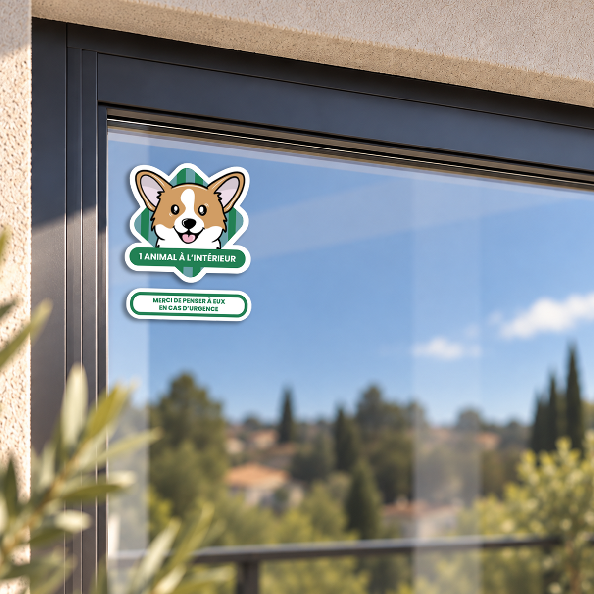 Sticker Animaux Urgence Personnalisé – Sticker Animal + Carte Portefeuille